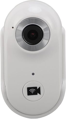 Drfeify 1080P WiFi Thumb Action Camera, Portable Wearable Body Worn Camera with Magnetic Mount Back, for iOS Players (White) in Saudi Arabia