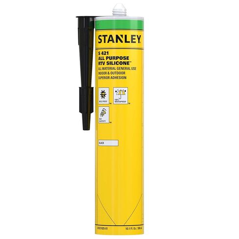 Stanley S421 All-Purpose RTV Silicone Sealant (12 x 10.1 fl.oz.) – 100% Waterproof White Caulk | Industrial-Grade Silicone for Kitchen, Bathroom, Shower, Window, Door, Indoor & Outdoor Use | 12 Pack in Saudi Arabia