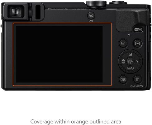 واقي شاشة BoxWave متوافق مع Panasonic Lumix DMC-ZS50 - ClearTouch Crystal (عبوتان)، غلاف فيلم عالي الدقة - يحمي من الخدوش in Kuwait