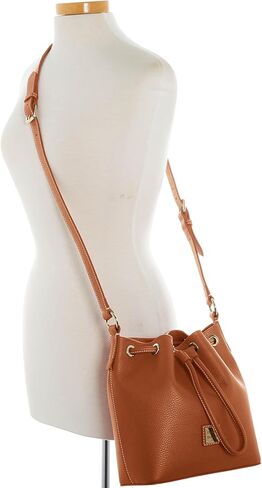 Dooney & Bourke Handbag, Lucca Leather Crossbody Drawstring in Saudi Arabia