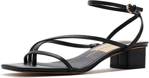 DOLCE VITA Shoes Karlos Sandals (Black Leather, 7.5) in Kuwait
