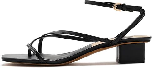 DOLCE VITA Shoes Karlos Sandals (Black Leather, 7.5) in Kuwait