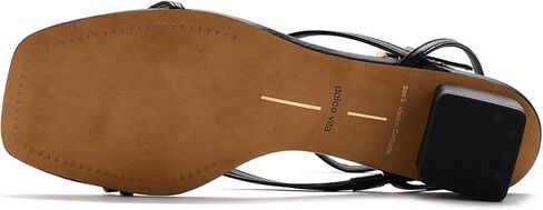 DOLCE VITA Shoes Karlos Sandals (Black Leather, 7.5) in Kuwait