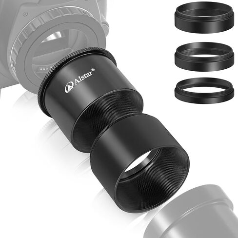 مجموعة أنبوب تمديد Alstar Astronomical 2 بوصة/M48 5 مم 8 مم 10 مم 30 مم - حزمة مع - محول كاميرا بؤري T-2 مقاس 2 بوصة in Kuwait