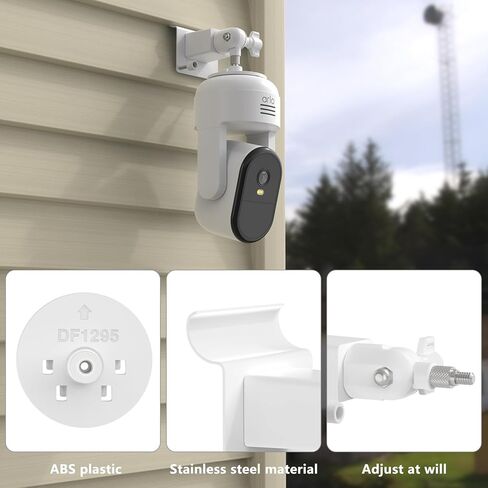 دعامة تثبيت جانبية من الفينيل لكاميرا Arlo Essential Pan Tilt Security Camera 2K وArlo Essential Indoor Pan Tilt Security Camera 2K (إصدار 2025) (أبيض) in Kuwait