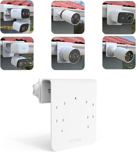 دعامة تثبيت مزراب متوافقة مع كاميرات TP-Link Tapo C246D/C236/C216/C217/C113/C420/C400/C400 KIT/C460 (أبيض) in Kuwait