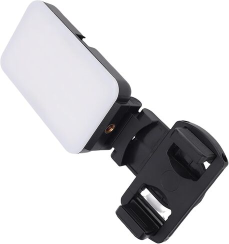 مصباح فيديو LED من فاباتر، 3000K إلى 6500K ضوء سيلفي RGB قابل للتعتيم، إضاءة تصوير محمولة مع محول حامل ثلاثي القوائم للهاتف لمنشئي المحتوى ومدوني الفيديو وكاميرا الهاتف in Kuwait