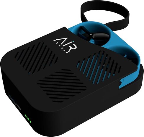 طائرة بدون طيار AirSelfie Air Neo Selfie Drone Mini مع كاميرا للبالغين والمبتدئين والأطفال وكاميرا 2K وطيران تلقائي والتقاط يعتمد على الذكاء الاصطناعي، بدون استخدام اليدين، ملاحة التطبيقات، طائرة بدون طيار صغيرة مع غطاء بنك طاقة من السيليكون in Kuwait