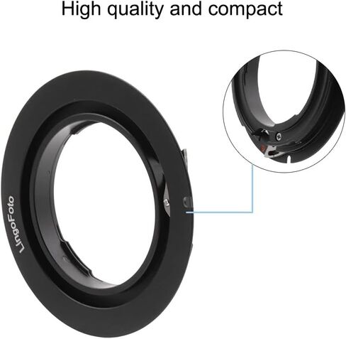 EXA-EOS Lens Adapter Ring for Exakta EXA Mount Lens for Canon EOS EF Mount Camera Metal Dual Purpose Adapter Ring Manual Focus in Kuwait