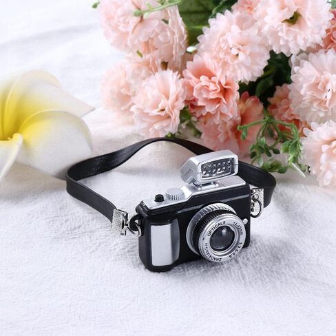 Miniature Camera 1:4 Scale Mini Camera Prop Mini Camera Ornament Vintage Camera Model Digital Camera Mini Decoration Accessories Photography Props in Kuwait