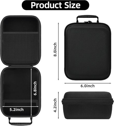 Hard Case for Fujifilm X-T30 III/X-T5 / X-T50 / X-E5 / X-T30 / X-T20 Mirrorless Cameras - Heavy-Duty Shockproof Protective Case with Adjustable Shoulder Straps & Customizable Dividers, Black in Saudi Arabia
