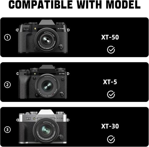 Hard Case for Fujifilm X-T30 III/X-T5 / X-T50 / X-E5 / X-T30 / X-T20 Mirrorless Cameras - Heavy-Duty Shockproof Protective Case with Adjustable Shoulder Straps & Customizable Dividers, Black in Saudi Arabia