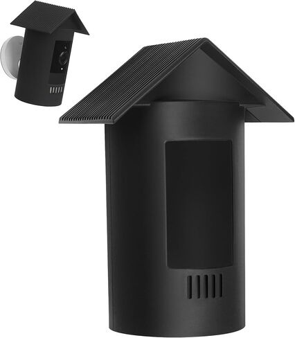 غطاء حماية مقاوم للماء من السيليكون لبطارية Ring Stick Up Cam (الجيل الثالث)، غطاء حماية كامل مضاد للخدش لكاميرا الأمان عالية الدقة، أسود in Kuwait
