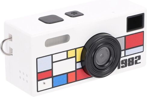 Goshyda 1080P High Definition Keychain Camera Compact Portable for Life Recording Travel Vintage Retro Tiny Digital Camera (White) in Saudi Arabia
