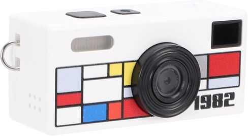 Goshyda 1080P High Definition Keychain Camera Compact Portable for Life Recording Travel Vintage Retro Tiny Digital Camera (White) in Saudi Arabia