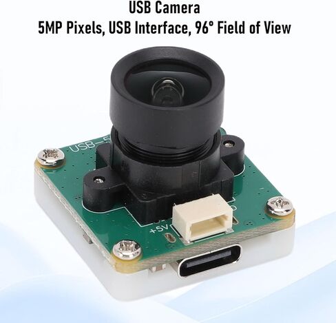 5MP USB Camera Module, Fixed Focus Camera Board with USB2.0 Type C & SH1.0 4P Dual Interface, 96 FOV, 30fps Video, for PC Laptop Embedded Systems in Kuwait