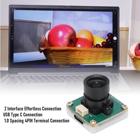 5MP USB Camera Module, Fixed Focus Camera Board with USB2.0 Type C & SH1.0 4P Dual Interface, 96 FOV, 30fps Video, for PC Laptop Embedded Systems in Kuwait