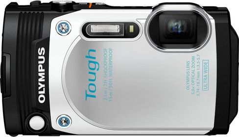 كاميرا رقمية مقاومة للماء OM SYSTEM Olympus TG-870 (أبيض) in Kuwait