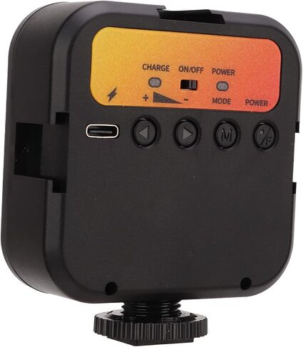 مصباح Yctze W62 Mini LED للتصوير الفوتوغرافي - 3 درجات حرارة ألوان، ضوء محمول قابل لإعادة الشحن للأماكن الخارجية in Kuwait