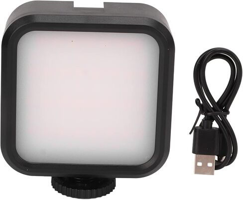 مصباح Yctze W62 Mini LED للتصوير الفوتوغرافي - 3 درجات حرارة ألوان، ضوء محمول قابل لإعادة الشحن للأماكن الخارجية in Kuwait