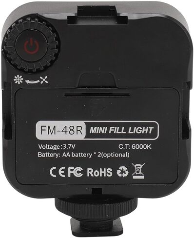 Yctze LED Photography Light - مصباح فيديو للكاميرا المدمجة فائقة السطوع لمدونات الفيديو والبث المباشر in Kuwait
