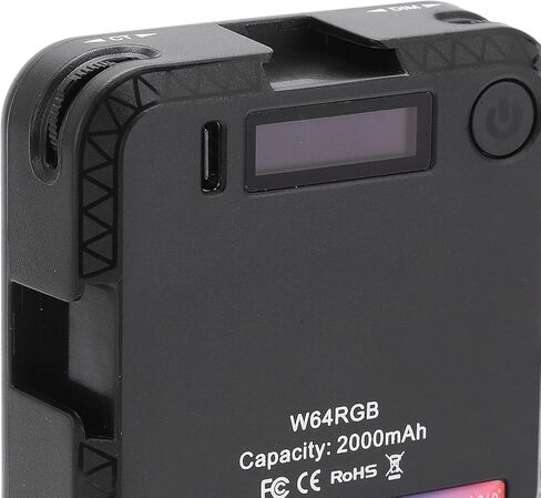 Yctze RGB Video Light for Photography - Portable 360° LED Camera Light 2500-9000K with Cold Shoe Mounts in Kuwait