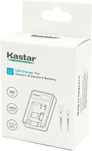 شاحن بطارية USB ثلاثي LCD من Kastar متوافق مع بطارية Xiaomi RLDC01FM، وكاميرا الحركة الرياضية Xiaomi mijia 4k in Kuwait