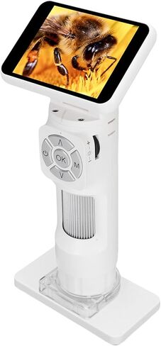 Kikumi Digital LCD Microscope Adults for Children 2.8in Hommpacier Handheld USB Portable Prevent Shake with Screen 8 LED Lights PC View 1080p Video in Kuwait