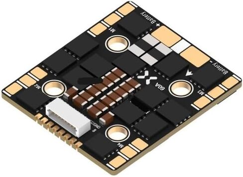أجزاء طائرة بدون طيار DTRNYCZ لـ Foxeer Reape-r F4 Slim Mini ESC 128K 60A BL32 4in1 9 ~ 40V 20mm M3 FPV Freestyle Racing ملحقات طائرة بدون طيار in Kuwait