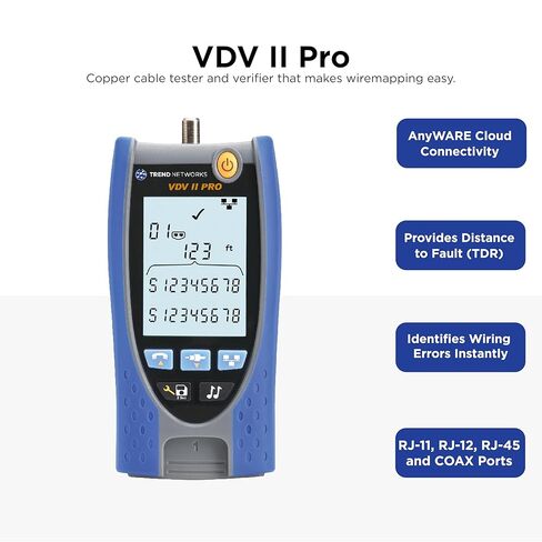 اختبار SecuriTEST IP CCTV وحزمة التحقق من الكابلات VDV II Pro | طقم تركيب كاميرا IP رقمية احترافية ومحورية عالية الدقة وتناظرية | شبكات تريند | R171000 و R158005 in Kuwait