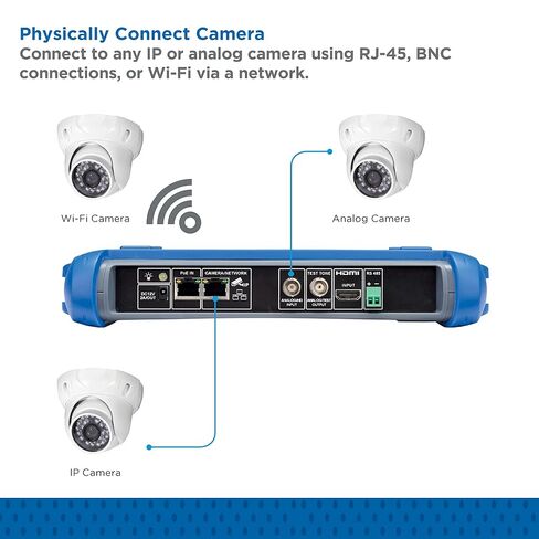 اختبار SecuriTEST IP CCTV وحزمة التحقق من الكابلات VDV II Pro | طقم تركيب كاميرا IP رقمية احترافية ومحورية عالية الدقة وتناظرية | شبكات تريند | R171000 و R158005 in Kuwait