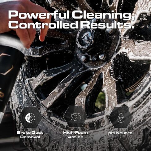 رذاذ Blackline Wheel & Tyre Cleaner - مزيل الأخطاء المزيل غير الحسي في الفرامل ، والمنظف للسيارات والشاحنات والمزيد - متعددة الاستخدامات ، وممارسة سريعة ، وآمنة لمعظم التشطيبات in Saudi Arabia