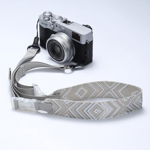 Adjustable Retro Embroidered Camera Wide Neck Shoulder Strap with Quick Release Buckles For fujifilm For Nikon DSLR SLR in Kuwait