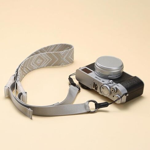 Adjustable Retro Embroidered Camera Wide Neck Shoulder Strap with Quick Release Buckles For fujifilm For Nikon DSLR SLR in Kuwait