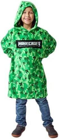 Minecraft Creepers & TNT Long Sleeve Boy's Hoodie Blanket in Saudi Arabia