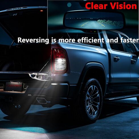 7440 W21W 7443 LED LED Backup Lamp for RAM 1500 2500 3500 4500 5500 مصابيح إضاءة عكسية 2020 2021 2022 2023 2024 2025 ، 6500K White 500 ٪ White 12V Plight 12V Play and Play ، Pack of 2 in Saudi Arabia