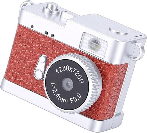 Yunseity Keychain Camera Keychain Camera Mini Camera 0.96 بوصة شاشة ملونة 720P HD فيديو 5MP صورة مع بطاقة ذاكرة 32 جيجابايت لتعلم تسجيل السفر (أبيض فضائي) in Kuwait