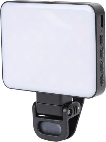 Zunate Magnetic Fill Light RGB LED Video Light, 360° Rotating Design for Livestreaming and Video Conferencing, Long Battery Life and Customizable Settings in Kuwait