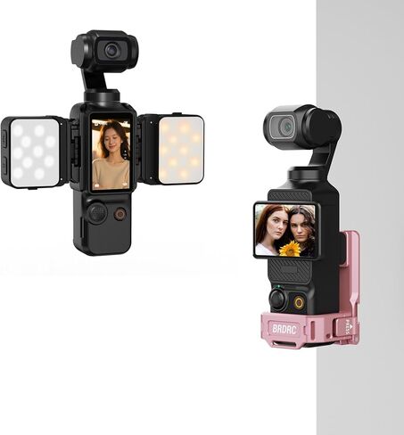 جيب 3 ملحقات إضاءة LED مغناطيسية صغيرة، 8700K مصباح فيديو قابل للتعديل لـ Xtra Muse مع جيب محول حذاء بارد سريع التحرير، 3 حامل تثبيت مغناطيسي 180 درجة ملحقات قابلة للتعديل in Kuwait