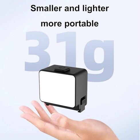 مصباح تعبئة LED مغناطيسي من fosa، 20 خرزة 5600K CRI 95 مع 3 مستويات سطوع IPX5، ضوء LED لـ Osmo Action 6 5Pro Action4 Action3 in Kuwait