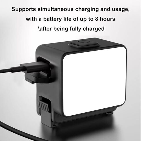 مصباح تعبئة LED مغناطيسي من fosa، 20 خرزة 5600K CRI 95 مع 3 مستويات سطوع IPX5، ضوء LED لـ Osmo Action 6 5Pro Action4 Action3 in Kuwait