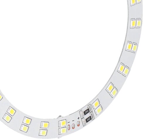 لوحة ضوء حلقة LED 2835 SMD مع تحكم في مفتاح USB، 50 قطعة من خرزات المصباح لوحة إضاءة حلقية لصور السيلفي لفناني الماكياج، لوحة بقطر داخلي 3.62 بوصة in Kuwait