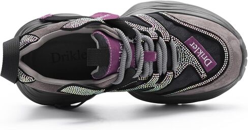 Women's Chunky Platform Comfort Orthopedic Wedge Walking Shoes Fashion Lace Up Casual Non-Slip Running Shoes in Saudi Arabia