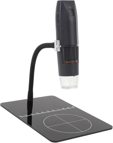مجهر رقمي لاسلكي من كيكومي، كاميرا فحص USB عالية الدقة محمولة، تكبير 50x إلى 1000x مع 8 مصابيح LED للكمبيوتر والهاتف، يدعم وضع AP STA USB in Kuwait