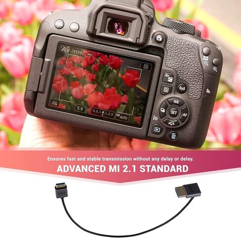 كاميرا رقمية صغيرة - كابل متوافق 8K 60 هرتز خط للكاميرا 8K Mini OD2.5mm HD 2.1 كابل 0.C in Kuwait