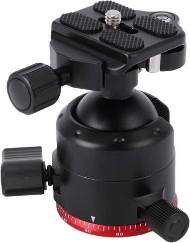 EBTOOLS 360 رأس كروي بانورامي، رأس كروي دوار مع خيط 3/8 بوصة ومستوى فقاعات لكاميرا DSLR، التحكم في الحركة وتغطية زاوية واسعة 720 in Kuwait