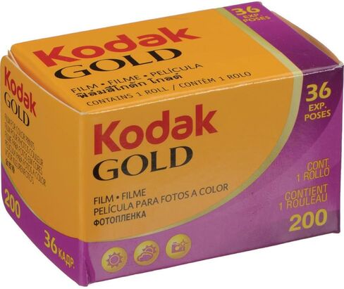 Kodak Kodacolor Gold 200 35 مم، فيلم رول سلبي ملون، ISO، 36 تعريض in Kuwait