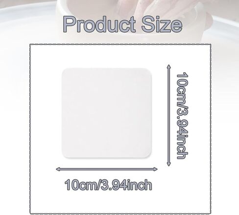 Set of 25 Pre Cut Chamois Cloths for Pottery, Ideal for Cleaning Glasses and Cameras, White in Kuwait