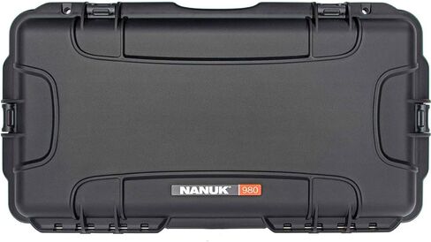 NANUK 980 حافظة صلبة مقاومة للماء مع فاصل مبطن، أسود in Kuwait