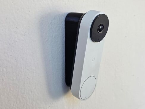 حامل إسفين بزاوية عمودية 10 درجات متوافق مع جرس Google Nest Doorbell (سلكي، الجيل الثاني والثالث)، دعامة إمالة للأسفل، غير متوافق مع بطارية Nest Doorbell in Kuwait